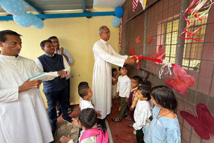Inauguration of St. Theresa Kindergarten at Dewra